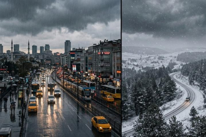 Meteoroloji'den 6 ilde sarı kodlu alarm! Karla karışık yağmur ve kar yağışı geliyor...