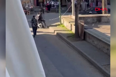 Bursa'da iki grup arasında çıkan duba ve tabureli kavga kamerada