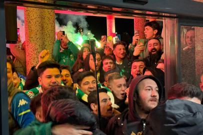 Bursaspor'a görkemli karşılama