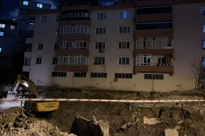 İstanbul Bahçelievler'de çökme riski oluşan 5 katlı bina tahliye edildi