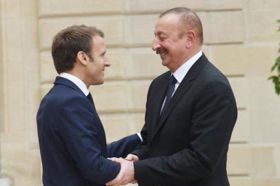 Macron'dan İlham Aliyev'e İran'dan tahliye için teşekkür