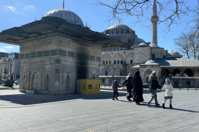 Tarihi Tophane Çeşmesi'ni yakan kişi belirlendi! Daha önce de yapmış