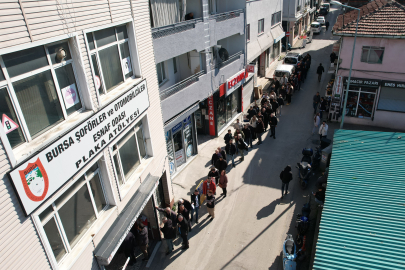 Bursa’da APP plaka izdihamı