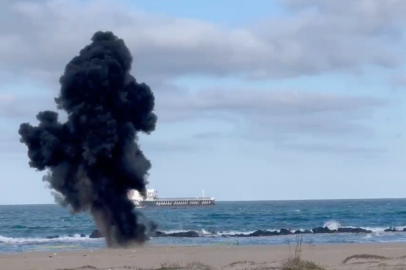 Sakarya halk plajındaki İHA, S.A.S. timleri tarafından imha edildi