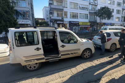 Samsun'da dolmuş kazasında hava yastığı açıldı: 1 yolcu yaralandı