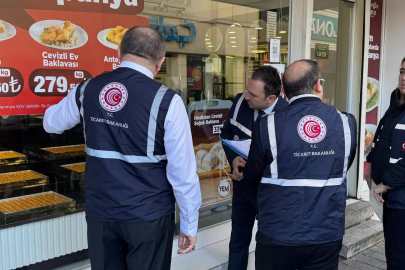 Bayram öncesinde Ticaret Bakanlığından denetim