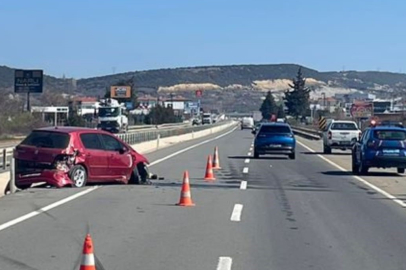 Edirne Keşan’da iki otomobilin çarpıştı: 1 kişi yaralandı