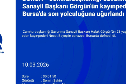 Necat Beyeç Bursa'da son yolculuğuna uğurlandı