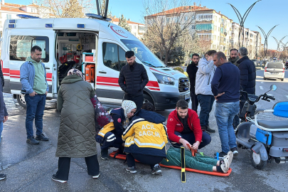 Aksaray'da iki motosiklet çarpıştı: 4 yaralı