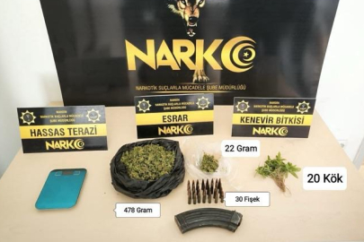 Mardin’de uyuşturucu operasyonu: 2 gözaltı