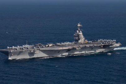 ABD’ye ait USS Gerald R. Ford uçak gemisinde yangın: 2 yaralı