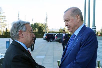 Cumhurbaşkanı Erdoğan, BM Genel Sekreteri Guterres'i kabul etti