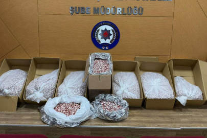 İzmir'de 356 bin uyuşturucu hap ele geçirildi