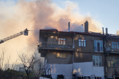 Kütahya'da iftar vakti korkutan yangın
