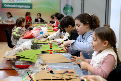 Bursa'da küçük mimarlar iş başında