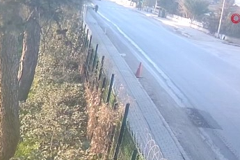 Bursa'da cinayet gibi kaza güvenlik kamerasında!