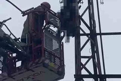 Bursa'da hırsızlık için çıktığı elektrik direği sonu oldu