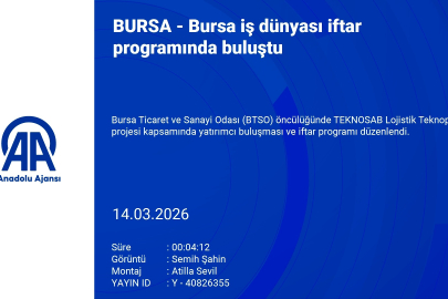 Bursa iş dünyası iftar programında buluştu