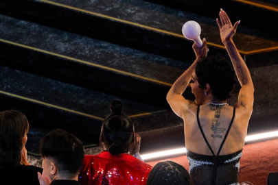 Teyana Taylor, Oscar'ı kaybetmesine verdiği tepki nedeniyle eleştirildi