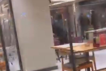 Bursa'da iki grup birbirine girdi! Sandalye ve masalar havada uçuştu...