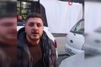 İstanbul Esenler’de yol verme kavgasında otobüsü yumrukladı