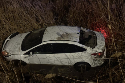 Iğdır'da otomobil sulama kanalına uçtu: Sürücü, kızı ve torunu son anda kurtuldu