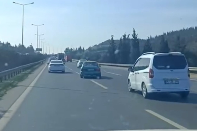 İzmir'de otoyolda makas atınca 90 bin lira ceza yedi