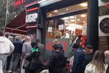 Bursa'da bayram öncesi kasaplarda yoğunluk