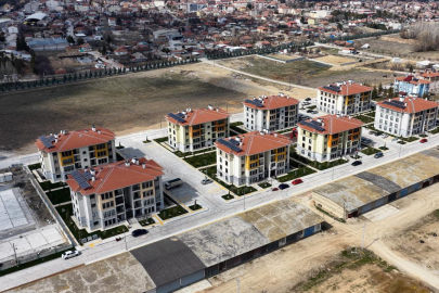 Sosyal konutlarda ilk bayram heyecanı