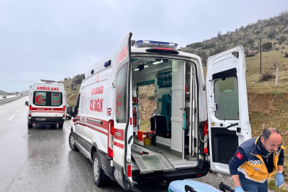 Manisa'da otomobil şarampole uçtu: 1 yaralı