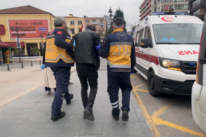 Samsun'da dolmuşta fenalaşan yolcu hastaneye kaldırıldı