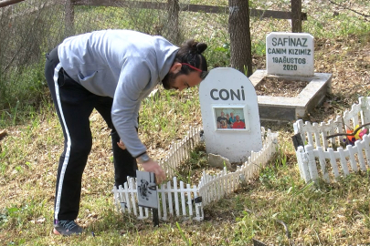 Bursa’da yürek burkan bayram ziyareti: Evcil hayvan mezarlığında duygusal anlar