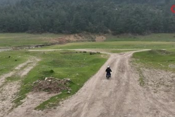 Bursa'da 2 yaşında bisiklete binince, hedefini büyüttü!