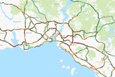 İstanbul'da bayramın ikinci gününde trafik yoğunluğu yüzde 74'e çıktı