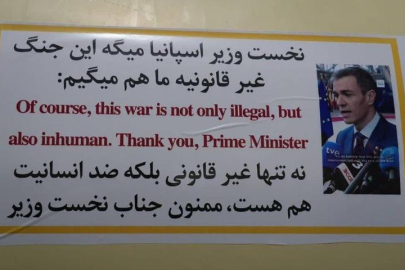 İran Pedro Sanchez'e böyle teşekkür etti! Füzelere yapıştırmaya başladılar