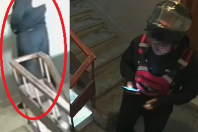 Kurye sipariş getirdiği binaya idrarını yaptı!