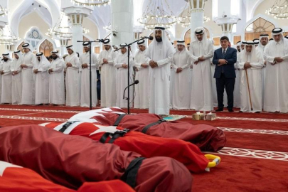 Şehitlerimiz için Katar'da cenaze namazı kılındı! Acı haber Türkiye'yi yasa boğmuştu...