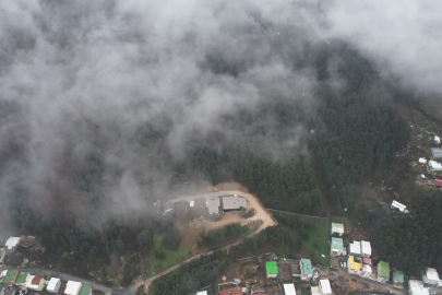 Uludağ'dan inen sis Bursa'yı sardı!