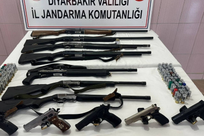 Diyarbakır’da silah kaçakçılarına darbe