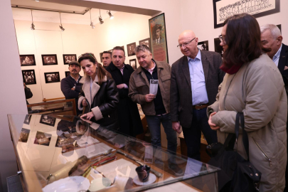 Bursa Basını Orhan Kemal Müzesi’ni gezdi