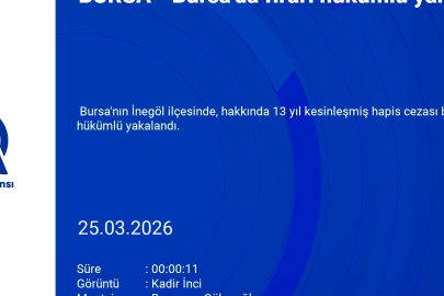 Bursa'da firari uyuşturucu satıcısı yakalandı