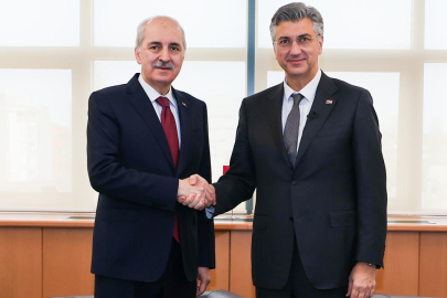 TBMM Başkanı Kurtulmuş Hırvatistan Başbakanı ile görüştü