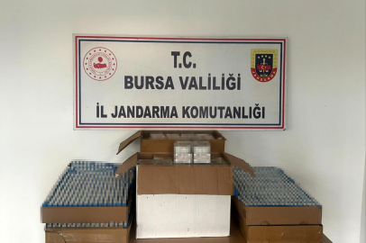 Bursa'da 37 bin adet kaçak sigara ele geçirildi