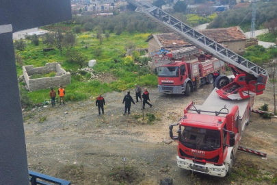 Hatay Antakya’da alevlere teslim olan ev kullanılmaz hale geldi