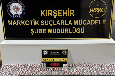 Kırşehir'de bağ evine narkotik baskını: Bin 110 uyuşturucu hap ele geçirildi