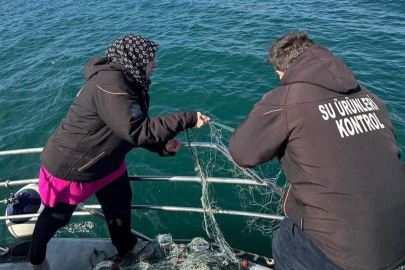 Marmara Denizi’nde kullanılan kaçak av aracı yakalandı