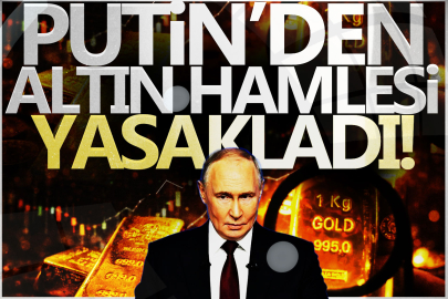 Putin, Rusya'dan külçe altın ihracatını yasakladı