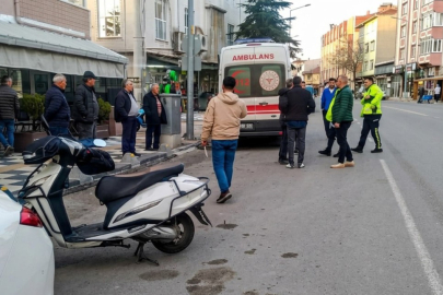 Tekirdağ'da motosiklet devrildi: 1 yaralı