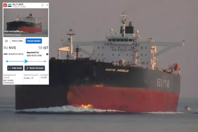 Türk tankerine drone isabet etti!