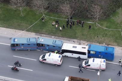 İstanbul'da 4 cezaevi aracı kaza yaptı